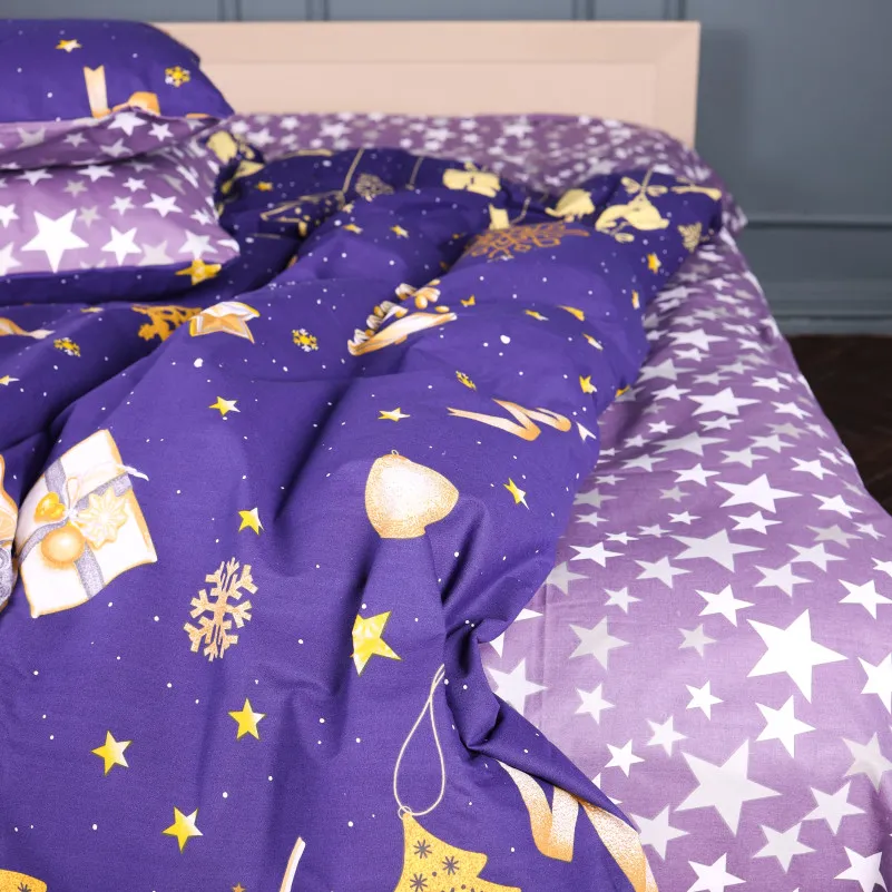 Простирадло Бязь 17-0877 Midnight Christmas