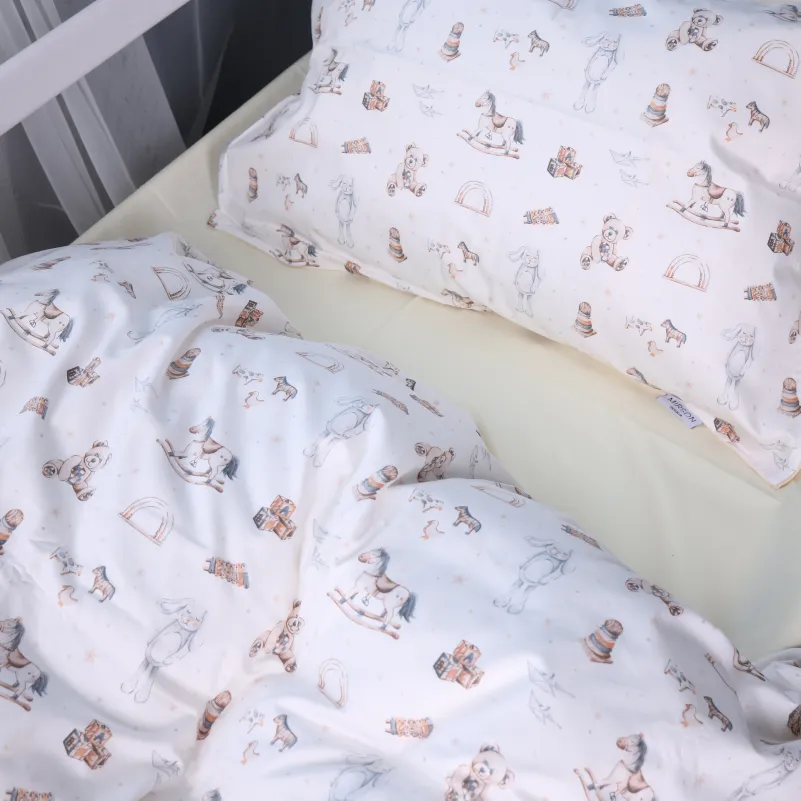 Комплект постельного белья Сатин JUNIOR Kids Time 22-1422 Warm toys - 2