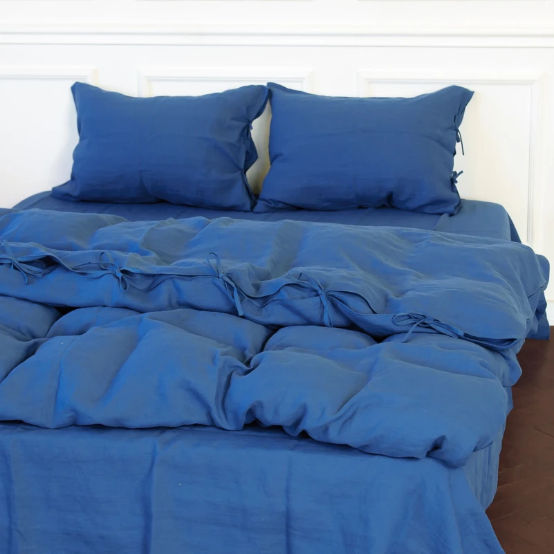 Пододеяльник Лен Organic Natural Line "Bluebottle" - 6