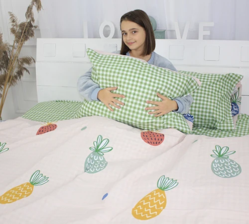 Простирадло MirSon Ranforce Elite 17-0414 Pineapple