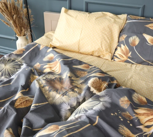 Комплект постільної білизни Бязь 17-0841 Golden Dandelion