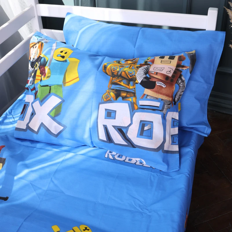 Наволочка Бязь 17-0820 Roblox game blue