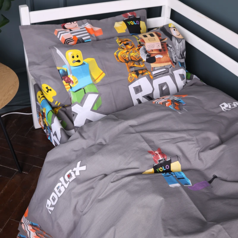 Наволочка Бязь Kids Time 17-0821 Roblox game gray