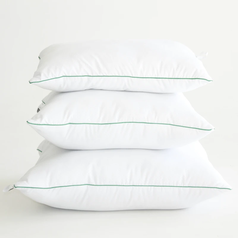 Подушка антиаллергенная Eco Line Vital №1551 Ecosilk микросатин (средняя) - 4