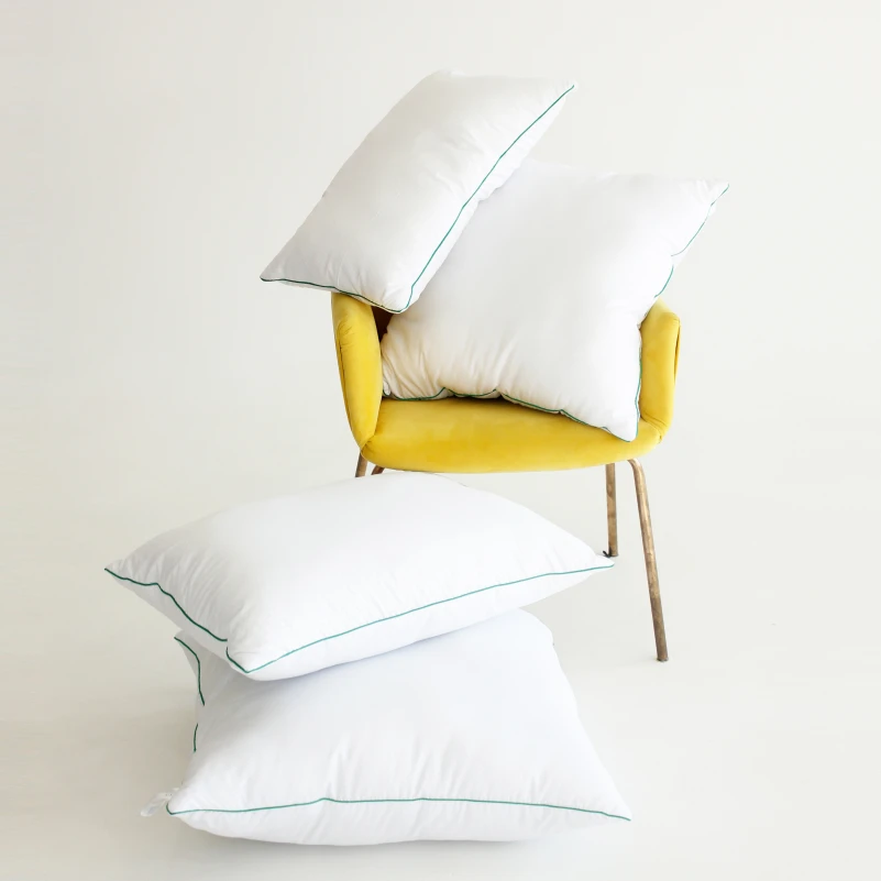 Подушка антиаллергенная Eco Line Vital №1551 Ecosilk микросатин (средняя) - 7