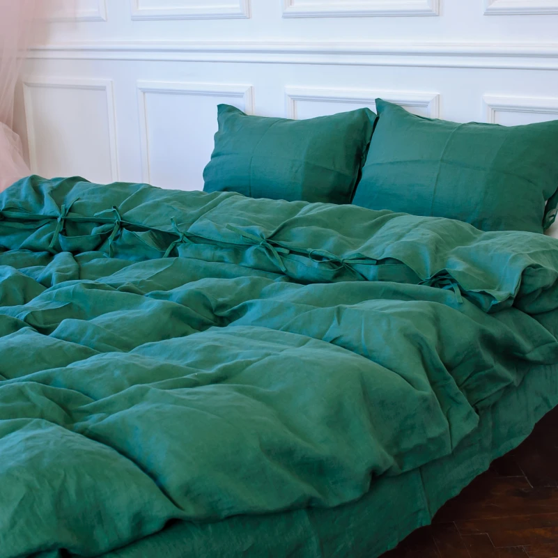 Пододеяльник Лен Organic Natural Line "Green Apple" - 10