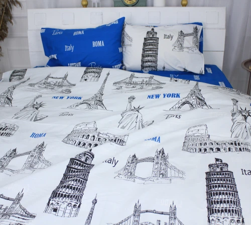 Простирадло MirSon Ranforce Elite 17-0142 Leyla