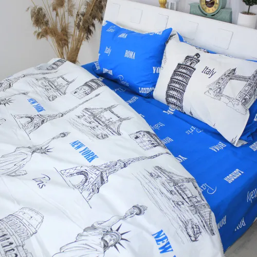 Простынь MirSon Ranforce Elite 17-0142 Leyla - 2