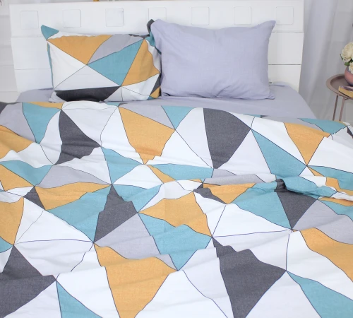 Наволочка MirSon Ranforce Elite 17-0450 Multicolored rhombuses