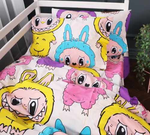 Комплект постільної білизни Бязь Kids Time 17-0865 Labubu