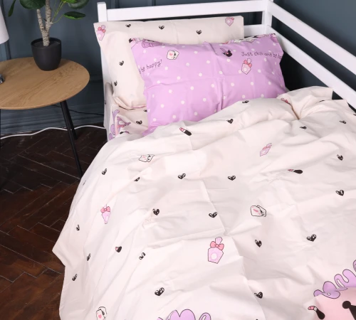 Комплект постільної білизни Бязь Kids Time 17-0822 Kuromi