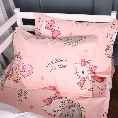 Простынь Бязь Kids Time 17-0873 Hello Kitty Love