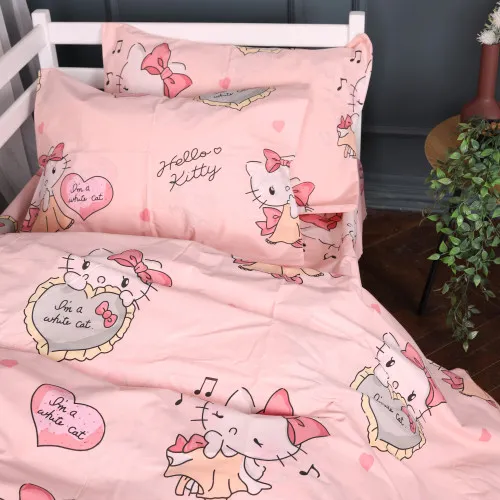 Наволочка Бязь 17-0873 Hello Kitty Love