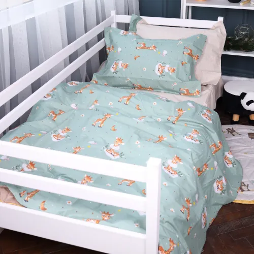 Комплект постельного белья LITTLE KIDS Poplin Line Kids 02 Giraffe