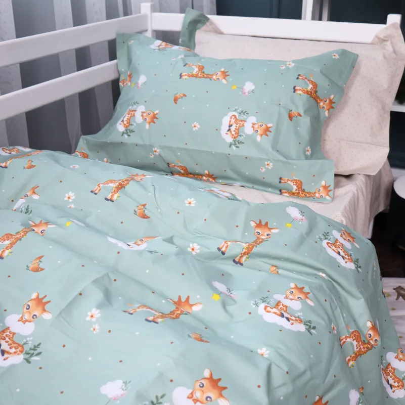 Комплект постельного белья LITTLE KIDS Poplin Line Kids 02 Giraffe - 5