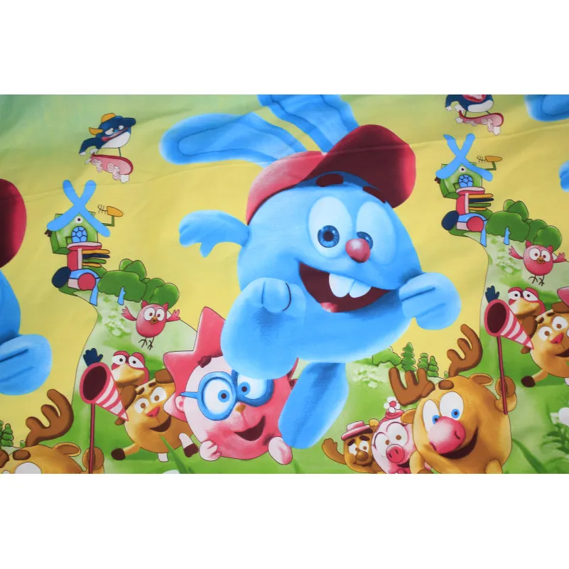 Комплект постільної білизни MirSon Ranforce Elite 17-0318 Smeshariki - 1