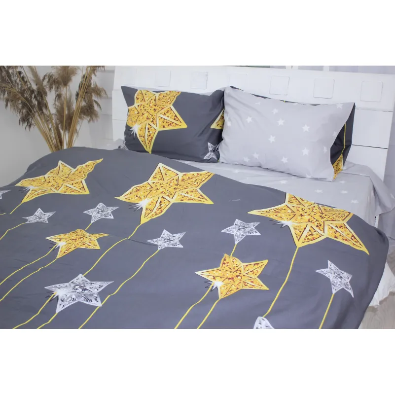 Комплект постельного белья MirSon Ranforce Elite 17-0422 Golden Star - 1