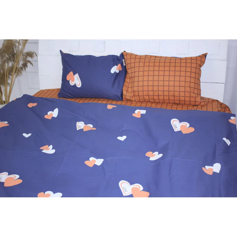 Комплект постельного белья MirSon Ranforce Elite 17-0442 Blue orange - 1