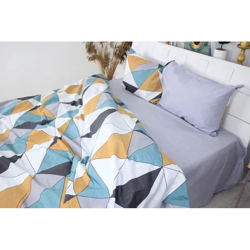 Комплект постільної білизни MirSon Ranforce Elite 17-0450 Multicolored rhombuses - 1