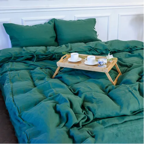 Комплект постільної білизни Льон Organic Natural Line "Green Apple"