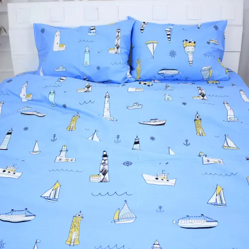 Комплект постельного белья MirSon Ranforce Elite 17-0427 Sailor