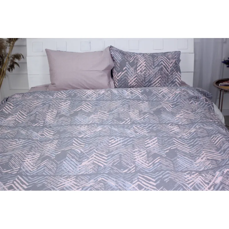 Комплект постельного белья MirSon Ranforce Elite 17-0448 Geometry of love