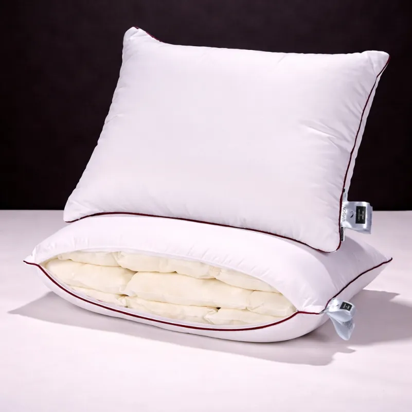 Подушка DeLuxe №1494 Memory батист (висока)