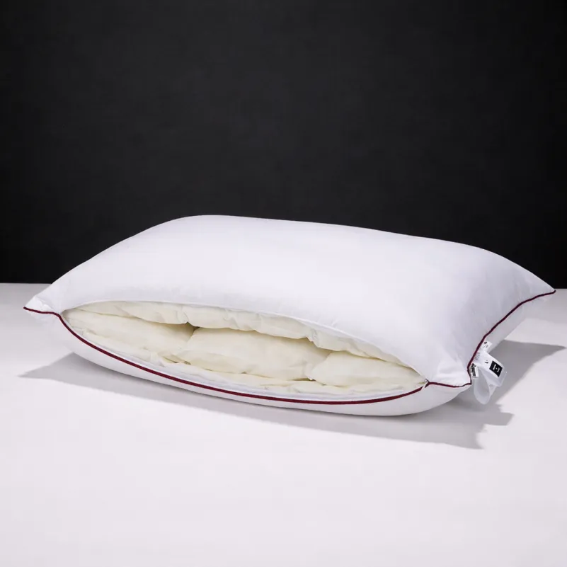 Подушка DeLuxe №1494 Memory батист (висока) - 9