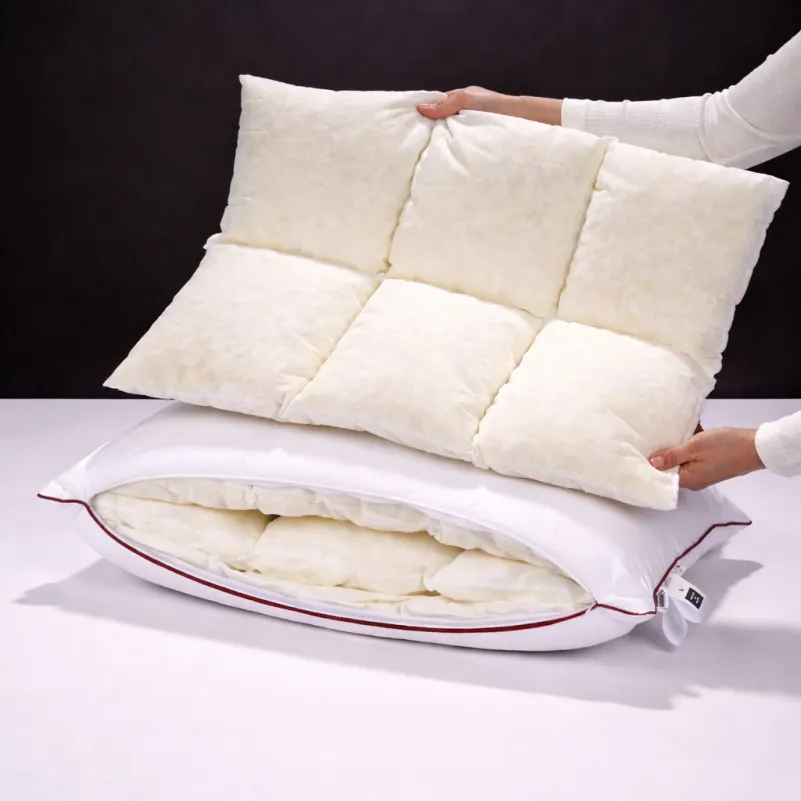 Подушка DeLuxe №1494 Memory батист (висока) - 10