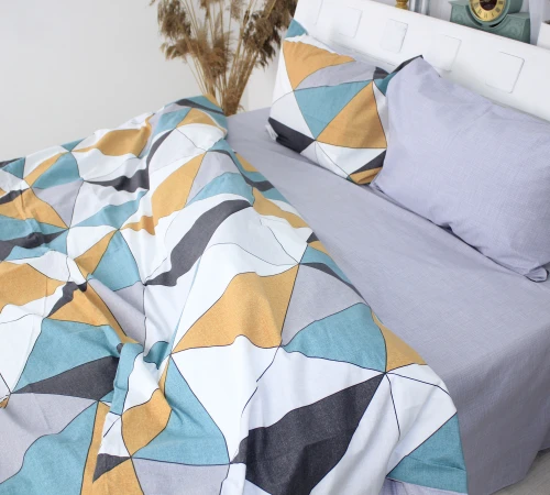 Наволочка Бязь 17-0450 Multicolored rhombuses - 2