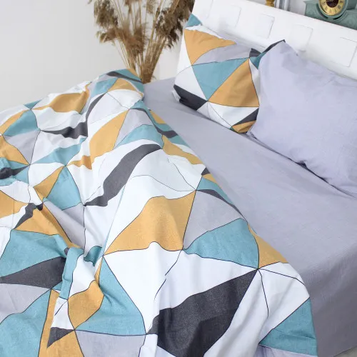 Простирадло Бязь 17-0450 Multicolored rhombuses - 2