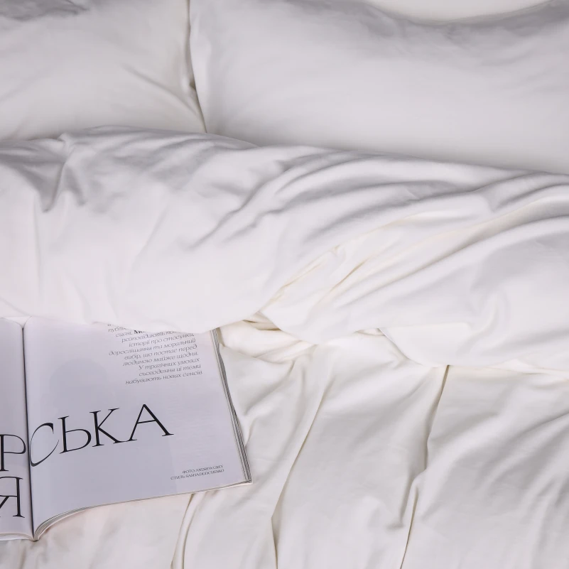 Комплект постельного белья Велюр Winter Frost 28-0001 White Velvet - 2