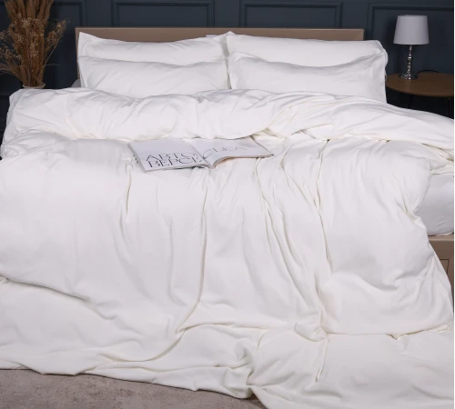 Комплект постільної білизни Велюр Winter Frost 28-0001 White Velvet