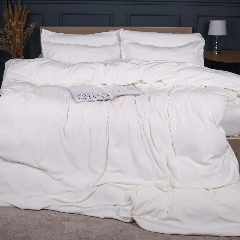 Комплект постельного белья Велюр Winter Frost 28-0001 White Velvet