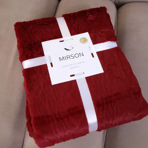 Плед №1005 Damask Red - 2