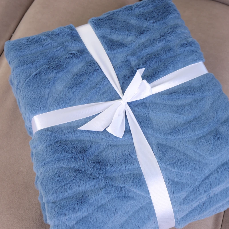 Плед №1002 Damask Blue - 1