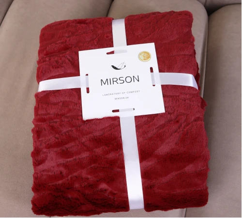 Плед №1025 Camellia Red - 2