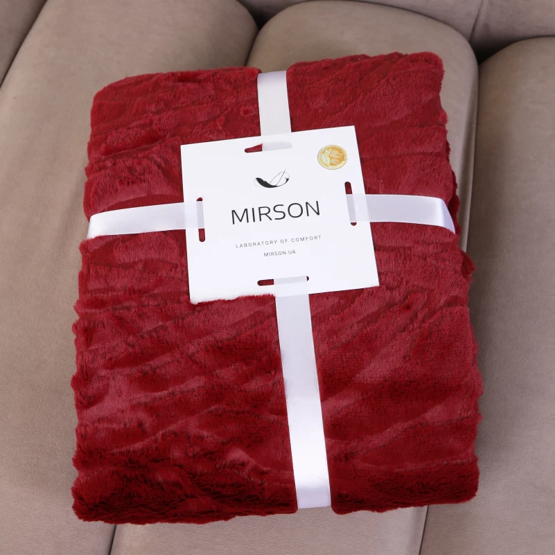 Плед №1025 Camellia Red - 1