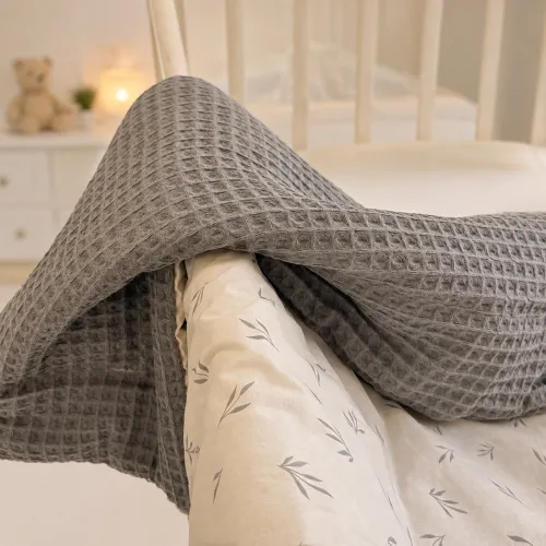 Детский плед №045 Poplin Waffle 03 Animals - 4