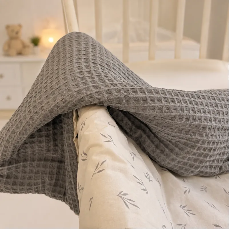 Дитячий плед №045 Poplin Waffle 03 Animals - 3