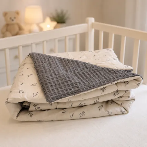 Детский плед №045 Poplin Waffle 03 Animals - 5