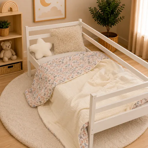 Детский плед №066 Premium Pique 07 Rabbits - 5