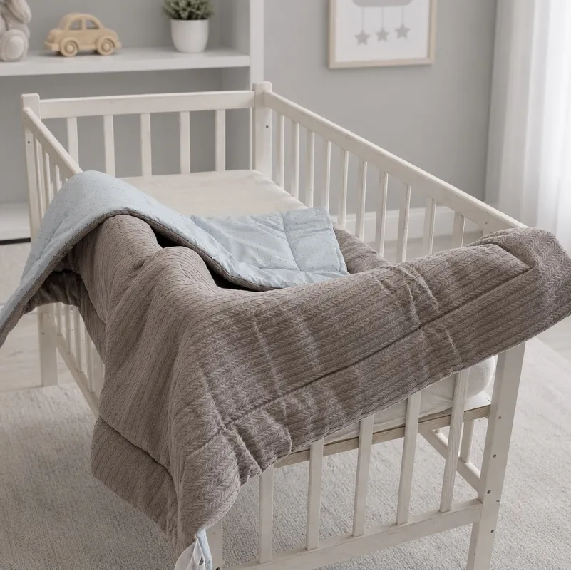 Дитячий плед №063 Premium Pique 09 Sleeping animals