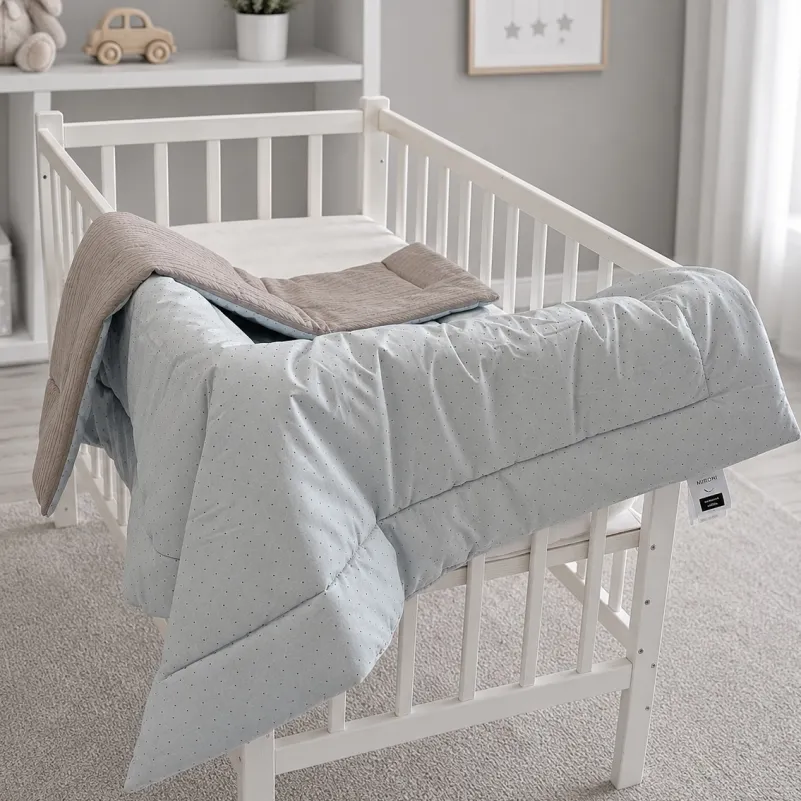 Дитячий плед №063 Premium Pique 09 Sleeping animals - 2