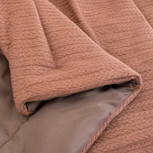 Детский плед №051 Premium Pique Brown - 2