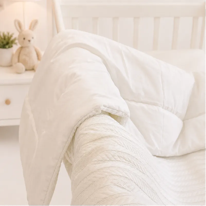 Дитячий плед №050 Premium Pique White - 3