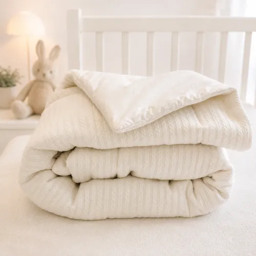 Детский плед №050 Premium Pique White - 5