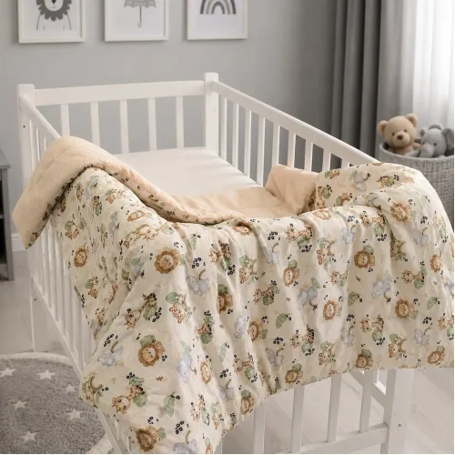 Детский плед №035 Silky Waffle 22-1418 Safari baby - 1