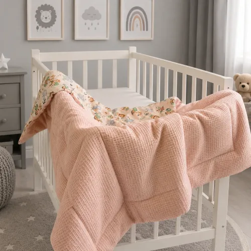 Детский плед №035 Silky Waffle 22-1418 Safari baby - 3