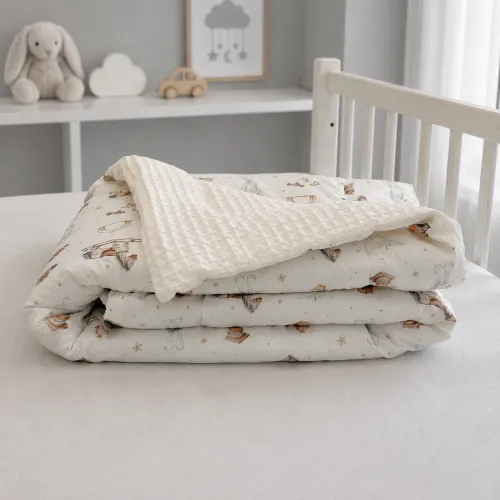 Дитячий плед №030 Silky Waffle 22-1422 Warm toys - 5